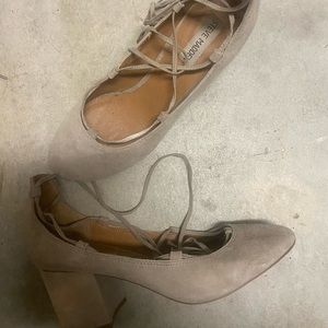 Steve Madden lace up ballet styled heels